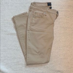 High rise skinny khakis